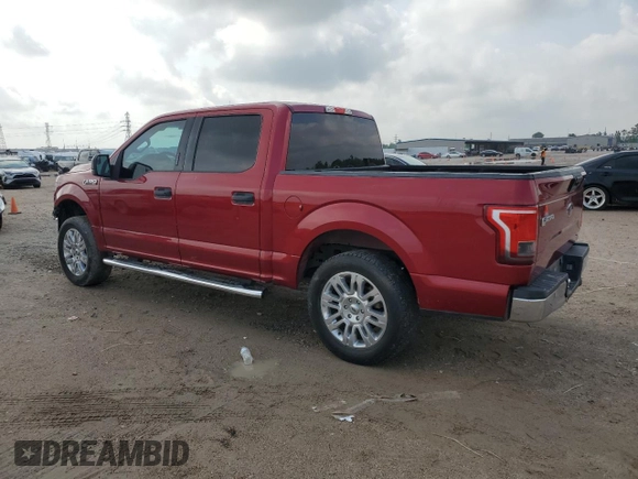 2016 Ford F-150 XLT with VIN 1FTEW1C86GKD79757, listed as a Copart auction lot 54757115 with 161,535 mi miles and Salvage title. Bid and sale history available at DreamBid. Image 2.