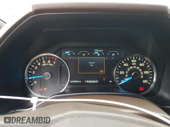 2015 Ford F-150 XLT with VIN 1FTEW1EGXFFC82332, listed as a Copart auction lot 55688605 with 127,679 mi miles and Salvage Title. Bid and sale history available at carsss.com. Image 9.
