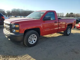 2015 Chevrolet Silverado 1500 Work Truck with VIN 1GCNCPEC2FZ387955, listed as a Copart auction lot 46046955 with 52,601 mi miles and Clean Title. Bid and sale history available at carsss.com. Image 1.