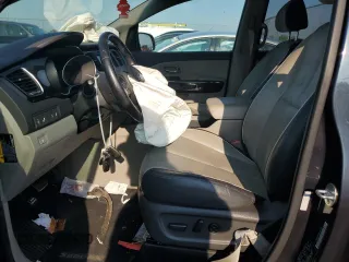 2015 Kia Sedona SX with VIN KNDMC5C10F6047335, listed as a Copart auction lot 66235414 with 154,460 mi miles and Salvage Title. Bid and sale history available at carsss.com. Image 7.