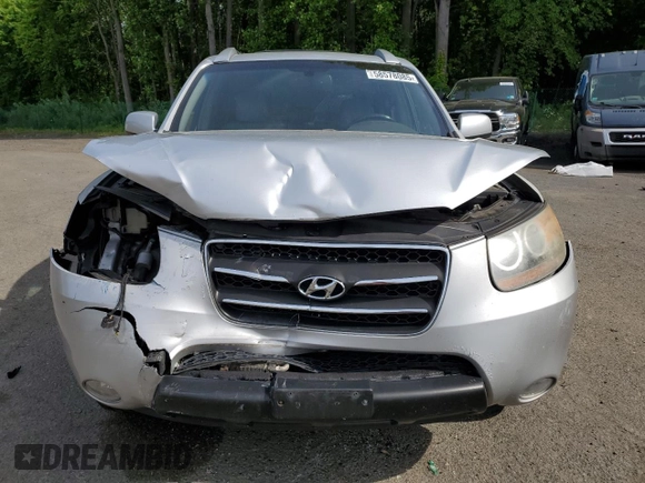 2007 Hyundai Santa Fe SE with VIN 5NMSH73E37H057885, listed as a Copart auction lot 58578085 with 163,690 mi miles and Salvage title. Bid and sale history available at DreamBid. Image 5.