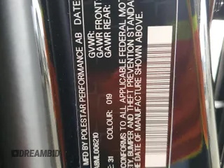 2021 Polestar 2 Launch Edition z VIN LPSED3KA8ML006210, wystawiony jako Copart lot #52257625 z przebiegiem 27 906 mil mil oraz Szkody całkowita. Historia ofert i sprzedaży dostępna na DreamBid. Obrazek 14.