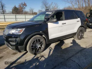2017 Ford Police Interceptor Utility z VIN 1FM5K8AT4HGD44114, wystawiony jako Copart lot #42593145 z przebiegiem 34 407 mil mil oraz Czysty tytuł • Clean title. Historia ofert i sprzedaży dostępna na DreamBid. Obrazek 1.