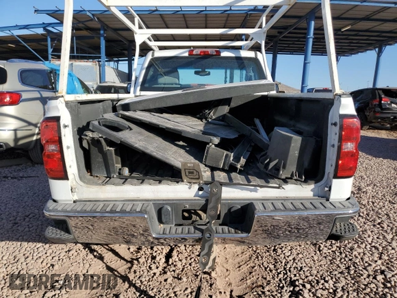 2016 Chevrolet Silverado 1500 Work Truck with VIN 1GCNCNEH2GZ374155, listed as a Copart auction lot 42198975 with 95,413 mi miles and Salvage Title. Bid and sale history available at carsss.com. Image 6.