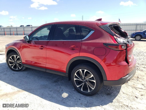 2022 Mazda CX-5 2.5 S Premium Package with VIN JM3KFBDM2N0578762, listed as a Copart auction lot 48746915 with NaN miles and Salvage Title. Bid and sale history available at carsss.com. Image 2.