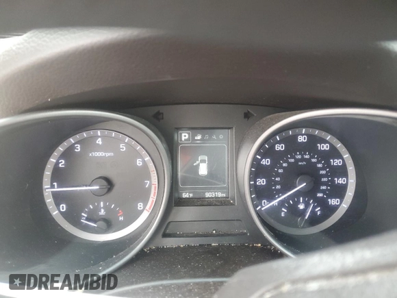 2018 Hyundai Santa Fe 2.4L with VIN 5XYZT3LB5JG561321, listed as a Copart auction lot 54839005 with 90,319 mi miles and Salvage title. Bid and sale history available at DreamBid. Image 9.