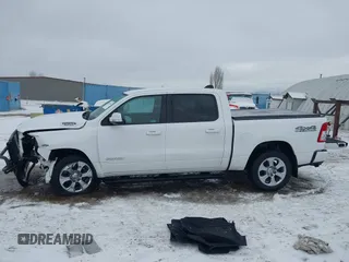 2019 Ram 1500 Big Horn with VIN 1C6SRFFT4KN898375, listed as a IAAI auction lot 41194783 with 54,513 mi miles and . Bid and sale history available at DreamBid. Image 14.