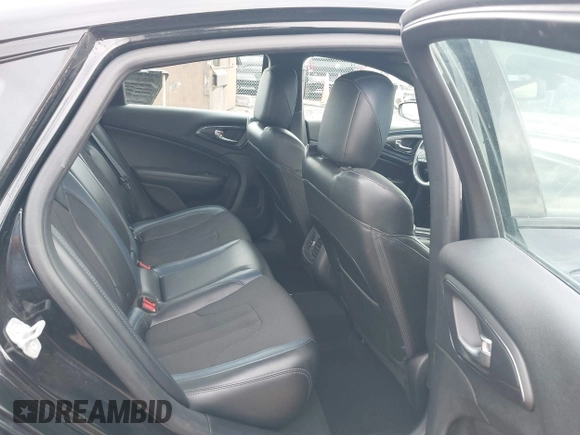 2015 Chrysler 200 S with VIN 1C3CCCBG9FN518690, listed as a IAAI auction lot 42026576 with 45,971 mi miles. Bid and sale history available at carsss.com. Image 8.