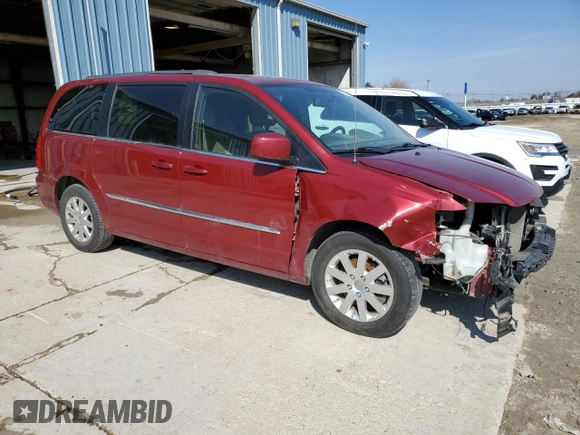 2013 Chrysler Town & Country Touring with VIN 2C4RC1BG4DR558699, listed as a Copart auction lot 48517045 with 207,351 mi miles and Salvage Title. Bid and sale history available at carsss.com. Image 4.
