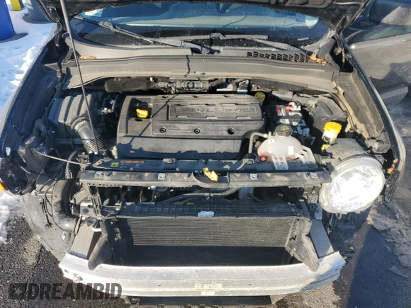 2016 Jeep Renegade Sport with VIN ZACCJBAW3GPC70790, listed as a Copart auction lot 42092565 with 14,125 mi miles and Salvage Title. Bid and sale history available at DreamBid. Image 12.