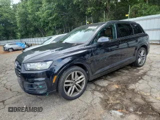 2018 Audi Q7 Prestige with VIN WA1VAAF79JD010611, listed as a Copart auction lot 61014685 with 158,977 mi miles and Salvage title. Bid and sale history available at DreamBid. Image 1.
