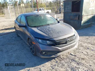 2019 Honda Civic Sport with VIN 2HGFC2F84KH578905, listed as a IAAI auction lot 41863293 with 122,442 mi miles and . Bid and sale history available at DreamBid. Image 1.