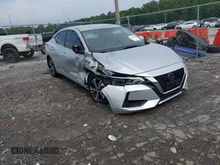 2020 Nissan Sentra SV with VIN 3N1AB8CV3LY262631, listed as a IAAI auction lot 42285868 with 63,911 mi miles and . Bid and sale history available at DreamBid. Image 1.