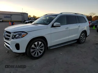 2018 Mercedes-Benz GLS 450 z VIN 4JGDF6EE5JB015831, wystawiony jako Copart lot #42233045 z przebiegiem 118 906 mil mil oraz Szkody całkowita. Historia ofert i sprzedaży dostępna na DreamBid. Obrazek 1.