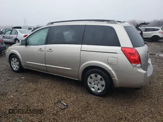 2005 Nissan Quest SL with VIN 5N1BV28U85N101774, listed as a Copart auction lot 84870634 with 118,181 mi miles and Salvage Title. Bid and sale history available at carsss.com. Image 2.