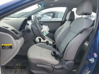 2017 Hyundai Accent SE with VIN KMHCT4AE6HU217204, listed as a Copart auction lot 62263483 with 76,428 mi miles. Bid and sale history available at carsss.com. Image 7.