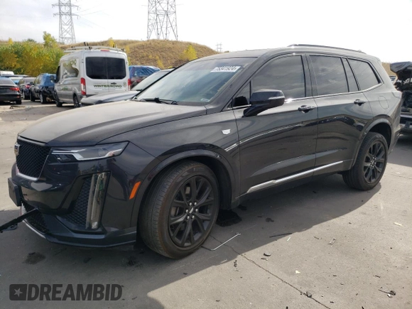 2020 Cadillac XT6 AWD Sport z VIN 1GYKPGRS3LZ109709, wystawiony jako Copart lot #75341924 z przebiegiem 60 420 mil mil oraz Szkoda całkowita • Salvage title. Historia ofert i sprzedaży dostępna na DreamBid. Obrazek 1.