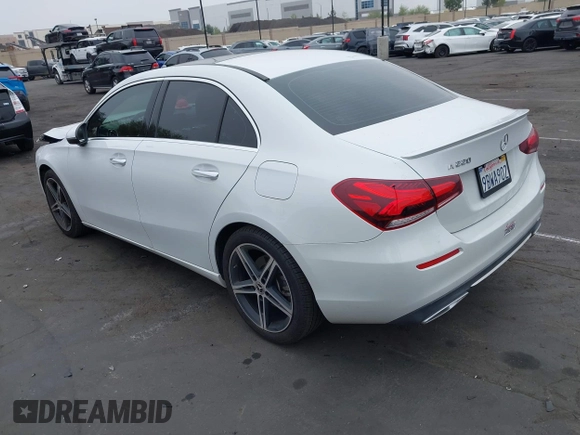 2019 Mercedes-Benz A 220 with VIN WDD3G4EB3KW027838, listed as a IAAI auction lot 42033252 with 53,867 mi miles and . Bid and sale history available at DreamBid. Image 3.