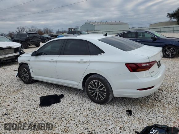 2019 Volkswagen Jetta SEL with VIN 3VWEB7BU7KM248770, listed as a Copart auction lot 41643745 with 37,125 mi miles and Salvage title. Bid and sale history available at DreamBid. Image 2.