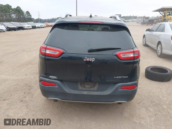 2014 Jeep Cherokee Limited with VIN 1C4PJLDSXEW279356, listed as a IAAI auction lot 41533158 with 115,117 mi miles. Bid and sale history available at carsss.com. Image 17.