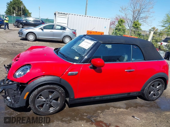 2022 MINI Convertible Cooper S with VIN WMW43DL0XN3P17472, listed as a IAAI auction lot 42050605 with 15,494 mi miles and . Bid and sale history available at DreamBid. Image 15.