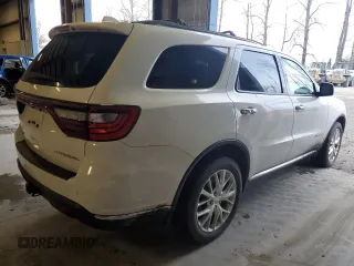 2014 Dodge Durango Citadel with VIN 1C4SDJET7EC467069, listed as a Copart auction lot 88552685 with 161,105 mi miles and Salvage Title. Bid and sale history available at DreamBid. Image 3.