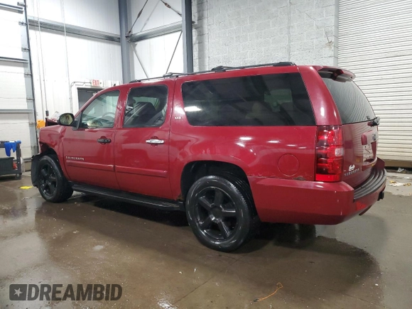 2007 Chevrolet Suburban LTZ with VIN 3GNFK16327G210852, listed as a Copart auction lot 89206085 with 206,219 mi miles and Salvage Title. Bid and sale history available at carsss.com. Image 2.