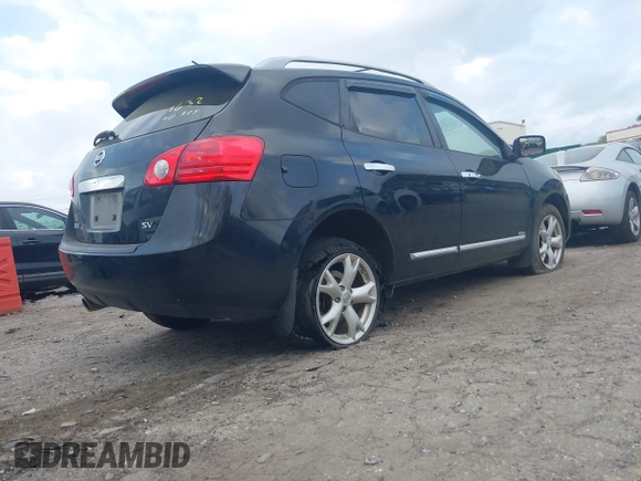 2011 Nissan Rogue SV with VIN JN8AS5MT3BW188632, listed as a IAAI auction lot 41934956 with 182,678 mi miles. Bid and sale history available at carsss.com. Image 4.