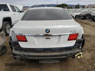 2013 BMW 7 Series 740i with VIN WBAYA6C58DC995137, listed as a Copart auction lot 75774104 with 61,847 mi miles and Salvage Title. Bid and sale history available at carsss.com. Image 6.