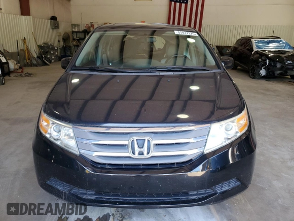 2013 Honda Odyssey EX-L with VIN 5FNRL5H63DB073004, listed as a Copart auction lot 51937375 with 85,008 mi miles and Salvage Title. Bid and sale history available at carsss.com. Image 5.