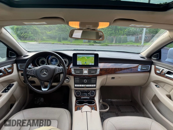 2015 Mercedes-Benz CLS 400 with VIN WDDLJ6HB3FA134089, listed as a Copart auction lot 57528665 with 107,996 mi miles and Clean title. Bid and sale history available at DreamBid. Image 9.
