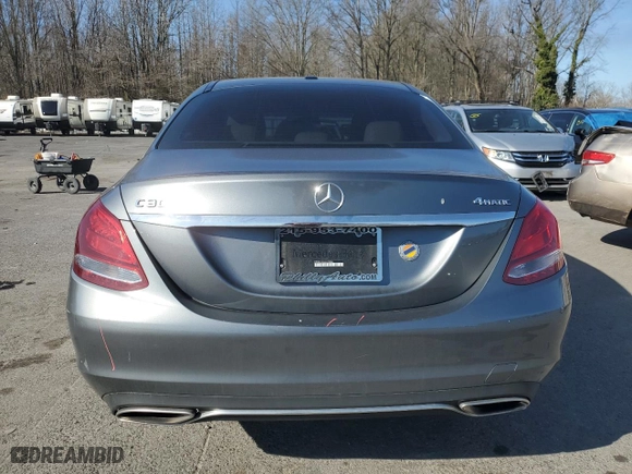 2018 Mercedes-Benz C-Class C 300 with VIN 55SWF4KB4JU272888, listed as a Copart auction lot 48512575 with 45,782 mi miles and Salvage Title. Bid and sale history available at carsss.com. Image 6.