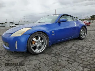 2003 Nissan 350Z Touring with VIN JN1AZ34E83T007608, listed as a Copart auction lot 48145225 with 129,714 mi miles and Salvage Title. Bid and sale history available at carsss.com. Image 1.