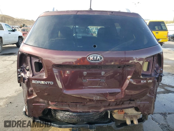 2011 Kia Sorento EX with VIN 5XYKUDA23BG037819, listed as a Copart auction lot 50608335 with 120,445 mi miles and Salvage Title. Bid and sale history available at DreamBid. Image 6.