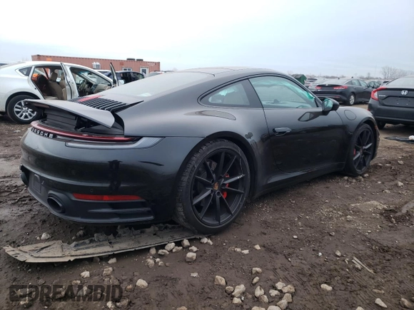 2024 Porsche 911 Carrera S with VIN WP0AB2A91RS221468, listed as a Copart auction lot 82467564 with 3,513 mi miles and Salvage Title. Bid and sale history available at carsss.com. Image 3.
