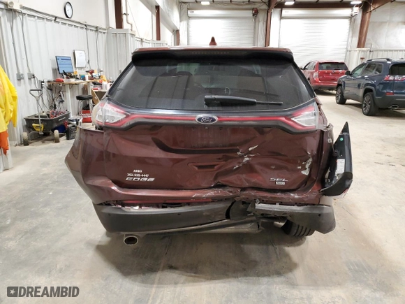 2016 Ford Edge SEL with VIN 2FMPK4J86GBB49294, listed as a Copart auction lot 50626795 with 226,464 mi miles and Non Repairable. Bid and sale history available at carsss.com. Image 6.