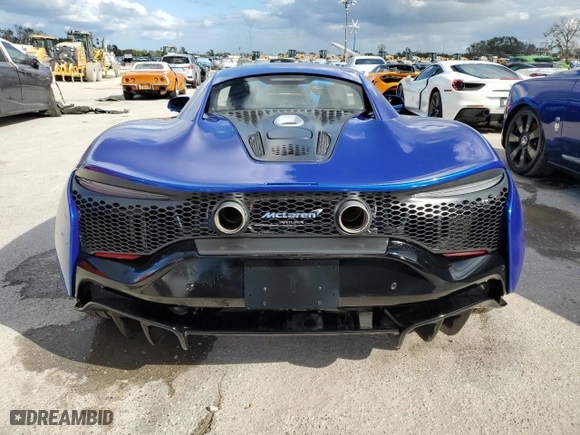 2024 McLaren Artura with VIN SBM16AEA2RW002389, listed as a Copart auction lot 74246334 with 1,374 mi miles and Non Repairable. Bid and sale history available at carsss.com. Image 6.