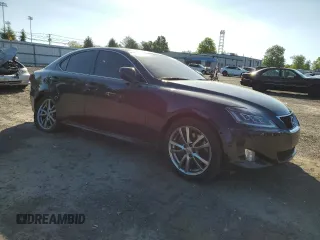 2008 Lexus IS 350 with VIN JTHBE262X85017724, listed as a Copart auction lot 57172125 with 144,018 mi miles and Salvage title. Bid and sale history available at DreamBid. Image 4.