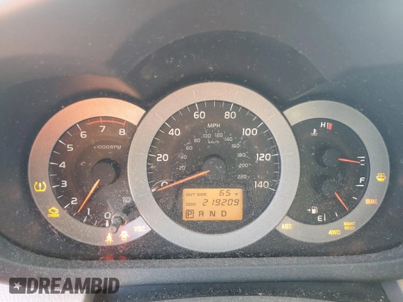 2007 Toyota RAV4 Limited with VIN JTMBD31V075051391, listed as a Copart auction lot 54630445 with 219,209 mi miles and Clean Title. Bid and sale history available at carsss.com. Image 9.