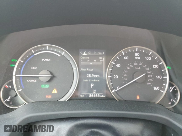 2016 Lexus RX 450h with VIN 2T2BGMCA3GC006421, listed as a Copart auction lot 51910465 with 86,465 mi miles and Salvage Title. Bid and sale history available at DreamBid. Image 9.