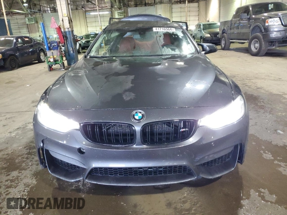 2015 BMW M4 with VIN WBS3R9C52FK334812, listed as a Copart auction lot 41716564 with 91,838 mi miles. Bid and sale history available at carsss.com. Image 5.