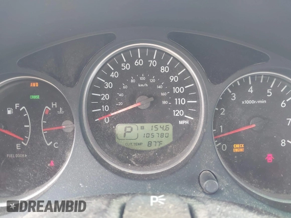 2005 Subaru Forester XS with VIN JF1SG65695H735272, listed as a IAAI auction lot 41949103 with 105,780 mi miles and . Bid and sale history available at DreamBid. Image 7.
