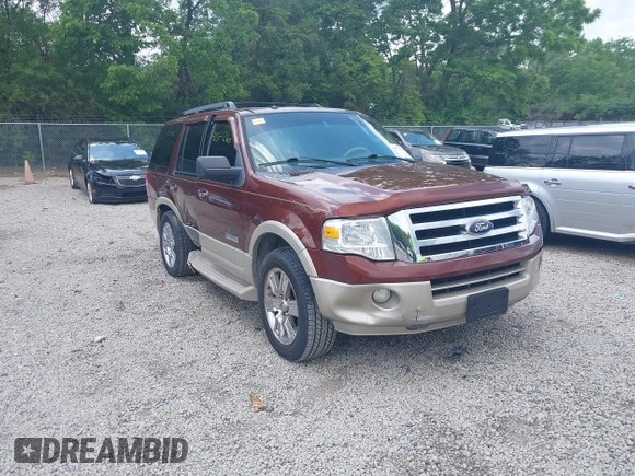2008 Ford Expedition Eddie Bauer with VIN 1FMFU17568LA17381, listed as a IAAI auction lot 42371260 with 89,485 mi miles and . Bid and sale history available at DreamBid. Image 1.