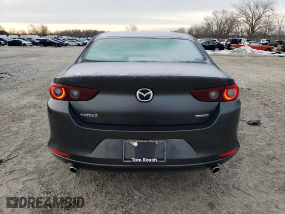 2025 Mazda 3 S Select Sport with VIN 3MZBPABM1SM456208, listed as a Copart auction lot 42689985 with 272 mi miles and Salvage Title. Bid and sale history available at DreamBid. Image 6.