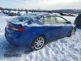 2013 Dodge Dart Rallye with VIN 1C3CDFBA5DD151865, listed as a Copart auction lot 41400545 with 90,483 mi miles and Salvage Title. Bid and sale history available at carsss.com. Image 3.