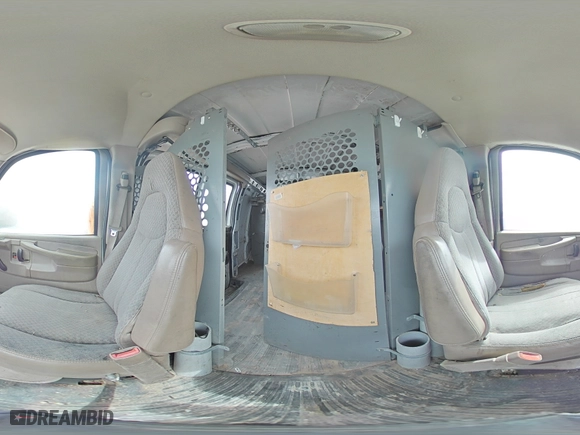2005 GMC Savana Cargo Van Y3H Paratransit with VIN 1GTHG39U951207364, listed as a Copart auction lot 48130815 with 230,261 mi miles and Salvage Title. Bid and sale history available at carsss.com. Image 14.