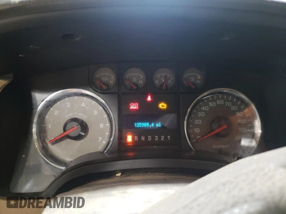 2009 Ford F-150 XL with VIN 1FTPW14V89KB48942, listed as a Copart auction lot 48943945 with 135,989 mi miles and Salvage Title. Bid and sale history available at carsss.com. Image 9.