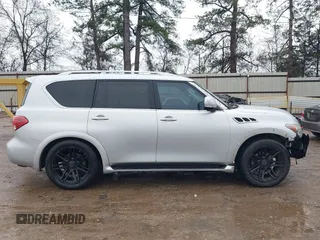 2011 Infiniti QX56 7-passenger with VIN JN8AZ2NFXB9502522, listed as a IAAI auction lot 41420158 with 171,806 mi miles and . Bid and sale history available at DreamBid. Image 14.