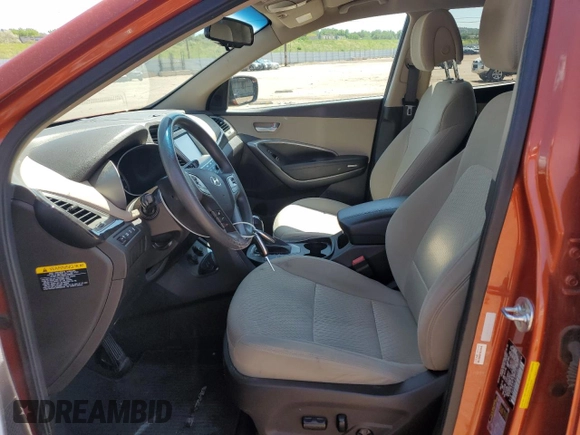 2017 Hyundai Santa Fe 2.4L with VIN 5XYZU3LB7HG386173, listed as a Copart auction lot 62022945 with 140,089 mi miles and Salvage title. Bid and sale history available at DreamBid. Image 7.