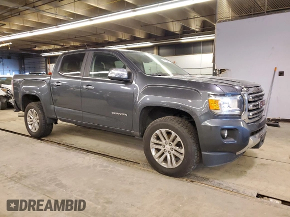 2017 GMC Canyon 4WD SLT with VIN 1GTP6DE1XH1189705, listed as a Copart auction lot 42450945 with 156,248 mi miles and Salvage Title. Bid and sale history available at carsss.com. Image 4.